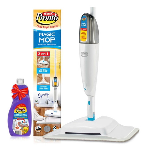 Magic Mop Iberia Pronto 2 En 1 Mopa Spray Barredora +liquido