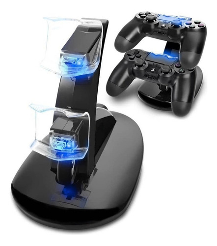 Controlador Cargador Ps4 Control Slim Soporte Gamepad Cable