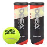 2 Tubos X 3 Pelotas De Tenis Padel Odea Premium All Court 