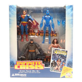 Infinite Crisis Superman Batman Omac Set Figuras Dc Direct