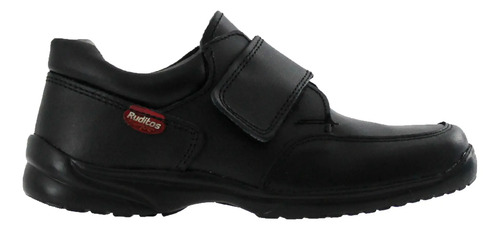 Zapato Escolar Niño Ruditos 1525 Piel Negro 18 A 21.5
