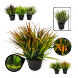 Planta Artificial Pasto Exterior Interior Deco X6 Mayorista 