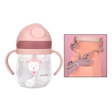 Vaso Antiderrame Con Bombilla Y Asas Para Bebé 250ml Niños