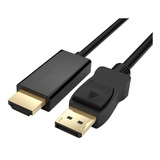 Cabo Adaptador Displayport X Hdmi 4k 1,5 Metros