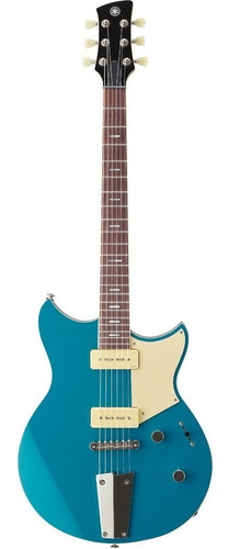 Guitarra Eléctrica Yamaha Revstar Standard Rss02t Chambered De Caoba Swift Blue Poliuretano Brillante Con Diapasón De Palo De Rosa