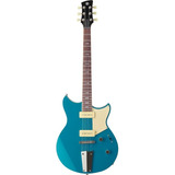 Guitarra Eléctrica Yamaha Revstar Standard Rss02t Chambered De Caoba Swift Blue Poliuretano Brillante Con Diapasón De Palo De Rosa