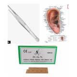 Kit Auriculoterapia , Chinchetas , Pinza Y Lamina