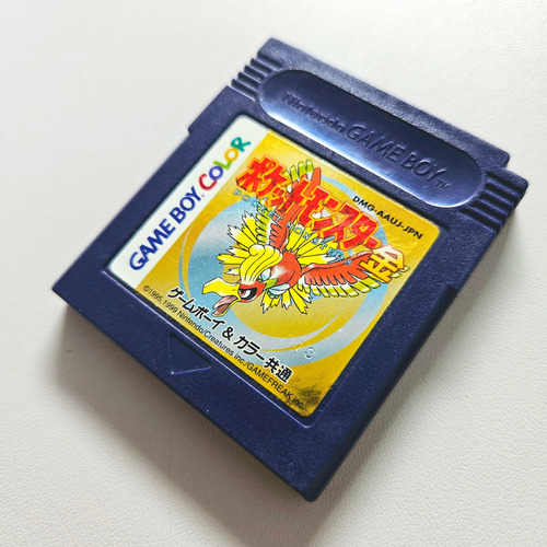 Pokemon Gold Japonês Gameboy Color Gbc Original