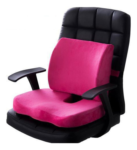 Cojin Lumbar Ergonomico Y Asiento Ergonomico Para Sillas Kit