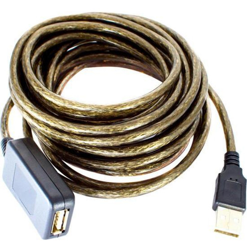 Cabo Extensor Usb 2.0 Macho X Fêmea Com Filtro 5m Storm