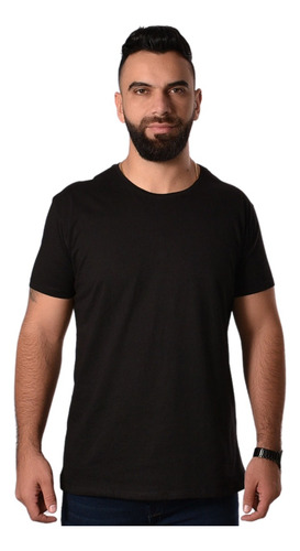 Camiseta Básica Hombre 100% Algodón Premium