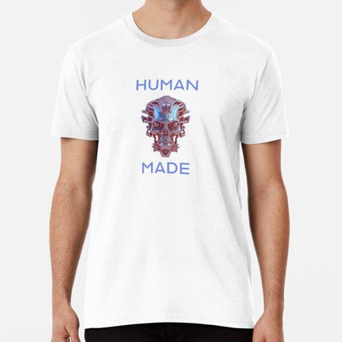 Remera Cráneo De Cyborg Hecho Por Humanos #lifeisromantic Al