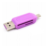 Lector De Tarjetas Usb 2,0 Sd/micro Sd Tf Otg Adaptador