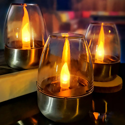 Ljt Lámpara Solar, Velas, Luces Solares Para Exteriores, `