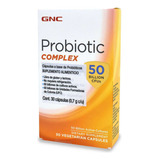 Suplemento En Cápsula Gnc  Probiótic Complex Probióticos 50 Billones Ufc Gnc 30 Cápsulas En Caja De 40g 30 Un Pack X 30 U