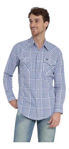 Camisa Vaquera Hombre Wrangler Regular Fit Manga Larga 311