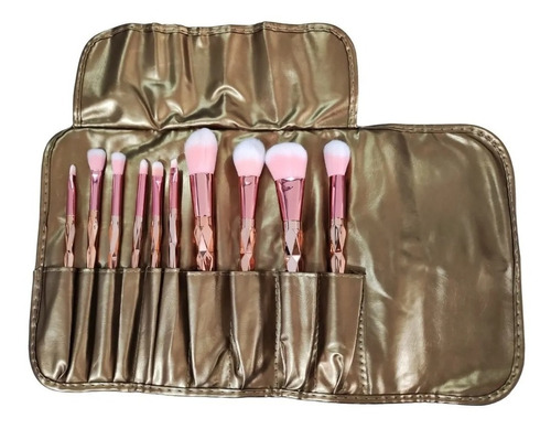 Kit X10 Brochas Maquillaje Ojos