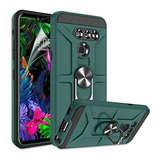 Funda Para LG G8 Thinq Color Verde Con Protector De Pantalla