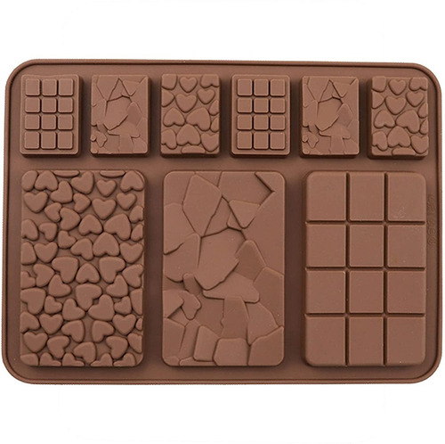 Molde Silicona Chocolatinas Tabletas De Chocolate 