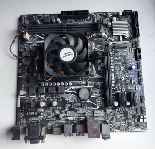 Motherboard Asus Prime A320m-k + Procesador Amd Athlon 3000g