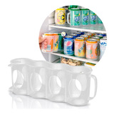 Organizador Latas Gaseosa Cerveza 4 Espacios Refrigerador