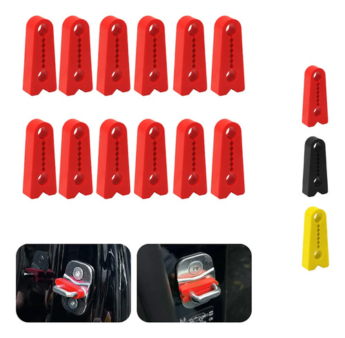 12pz Almohadilla Silicona Anti-ruido Para Puertas De Carro