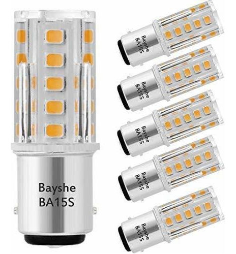 Focos Led - Bayshe Ba15s S8 Sc Bayoneta De 3 W 12 V Ba15