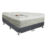 Cama Box Queen: Colchão Molas Castor Pocket Summer Winter +