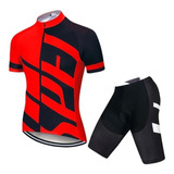 Roupa Ciclismo Masc. Bretelle Gel + Camisa Abertura Total