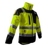 Chamarra Impermeable De Seguridad Berserker Bk620 Reflejante