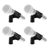 Set 4 Pinza Soporte Para Micrófono Vox Vocal Audio