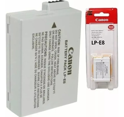 Lp-e8 Compativel Canon T2i T3i Eos T5i Kiss X4 X5 N Fiscal 