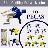 Kit 10 Bico Gatilho Borrifador Pulverizador