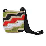 Mochila Wayuu Original Decorada Mostacilla Bordada Recamada