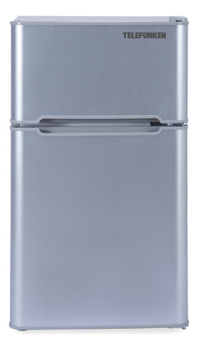 Heladera Telefunken Con Freezer 110lts Silver Tk-93fs