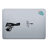 Calcomanía Sticker Vinil Para Laptop   Pistola