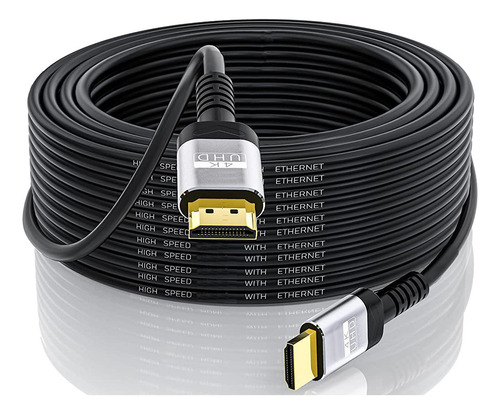 Gio Cable Hdmi 10 Metros 4k Blindado Uso Rudo Alta Calidad