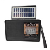 Radio Solar Irt Recargable Linterna Fm Am Sw Bluetooth Usb