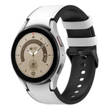 Pulseira Couro Sintético Interior Silicone Para Watch5 Pro45