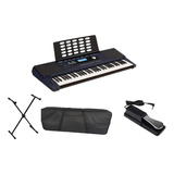 Kit Teclado Roland E-x30 + Capa + Pedal + Suporte X