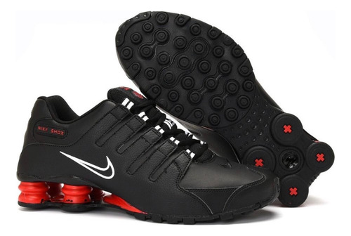 Nike Shox Nz Black And Red Original. Talla: 8usa - 26cm