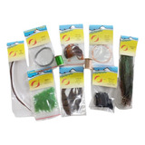 Kit Materiales De Atado De Moscas Ninfas Fly Fethersnflies