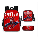 Mochila Escolar 3 Piezas Spider-man Marvel Superhero 16 PuLG