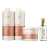 Kit Wella Fusion Salon Trio + Óleo Light 100ml