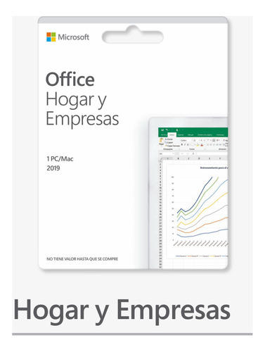 Office Hogar Y Empresas 2019 1 Pc/mac