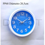 Reloj De Pared Dakot Pp68 Redondo Chico  Colores - Taggersho