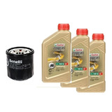 Kit Filtro Aceite Castrol Sintetic 10w50 Benelli Leoncino500