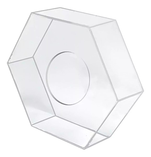 Caja De Centro De Mesa Hexagonal Con Soporte Para Tartas