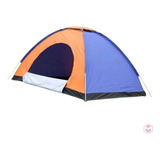 Carpa Camping Armable Semi Impermeable 2 Personas Colores