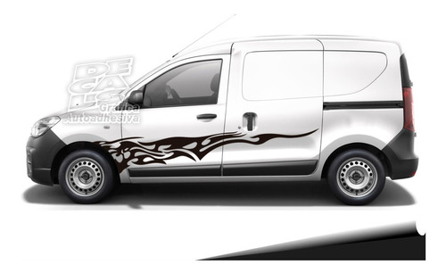 Calco Renault Kangoo Nueva Tattoo Flame Tunning Tuning Juego